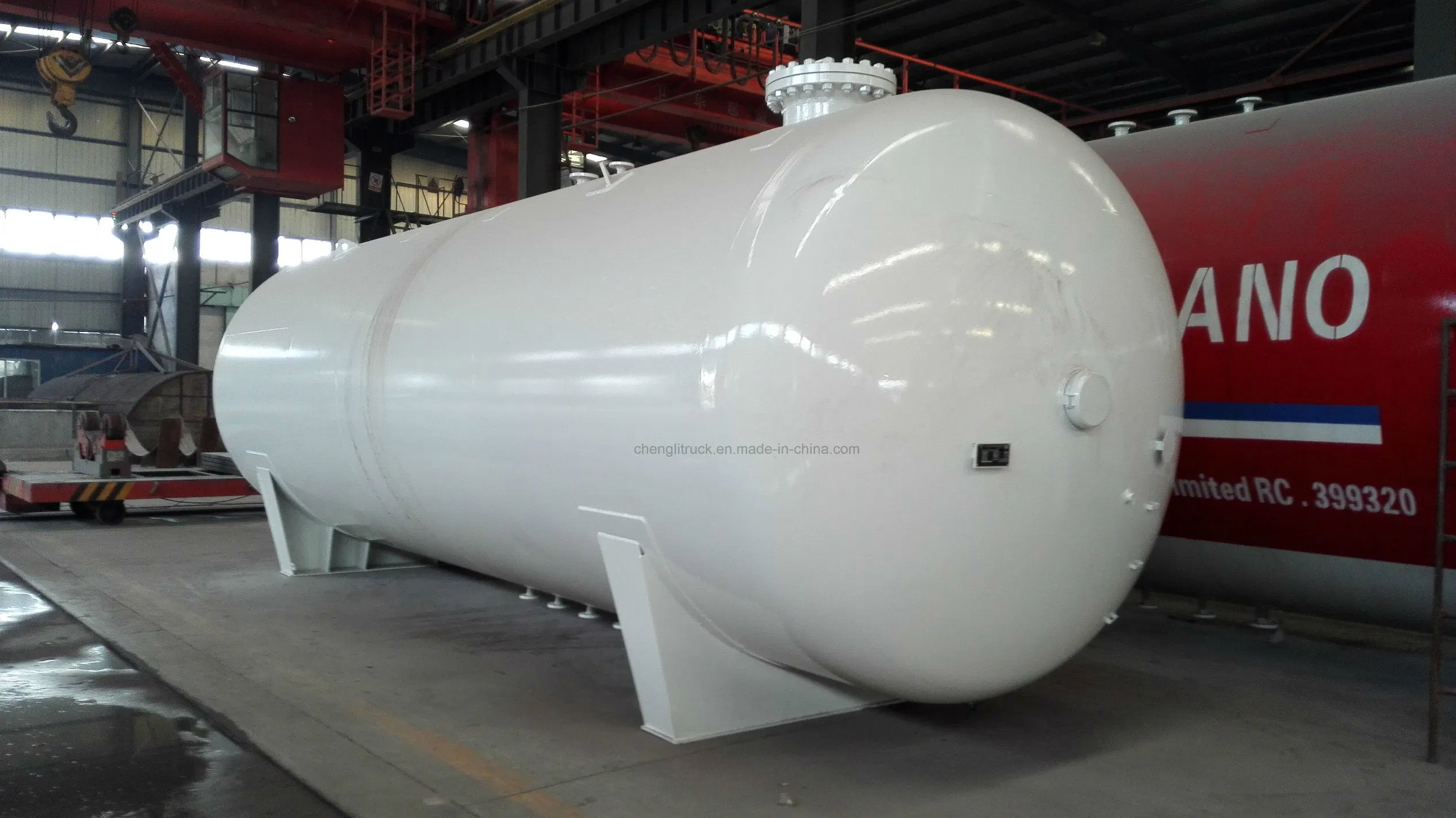 50m3 25ton LPG Bullet Storage Tanker Sirghaz for Nigeria