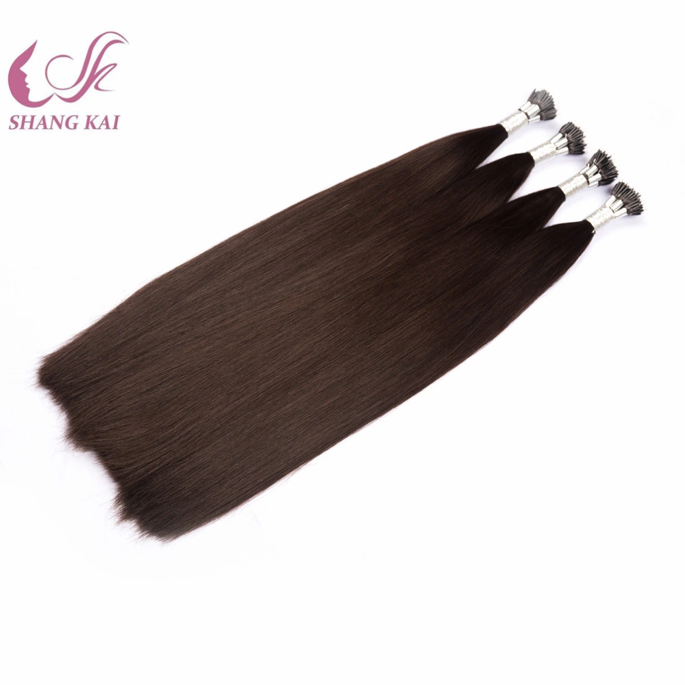 High quality/High cost performance Double Drawn Nano Tip Hair Extension Human Hair Russian/Mongolian Hair