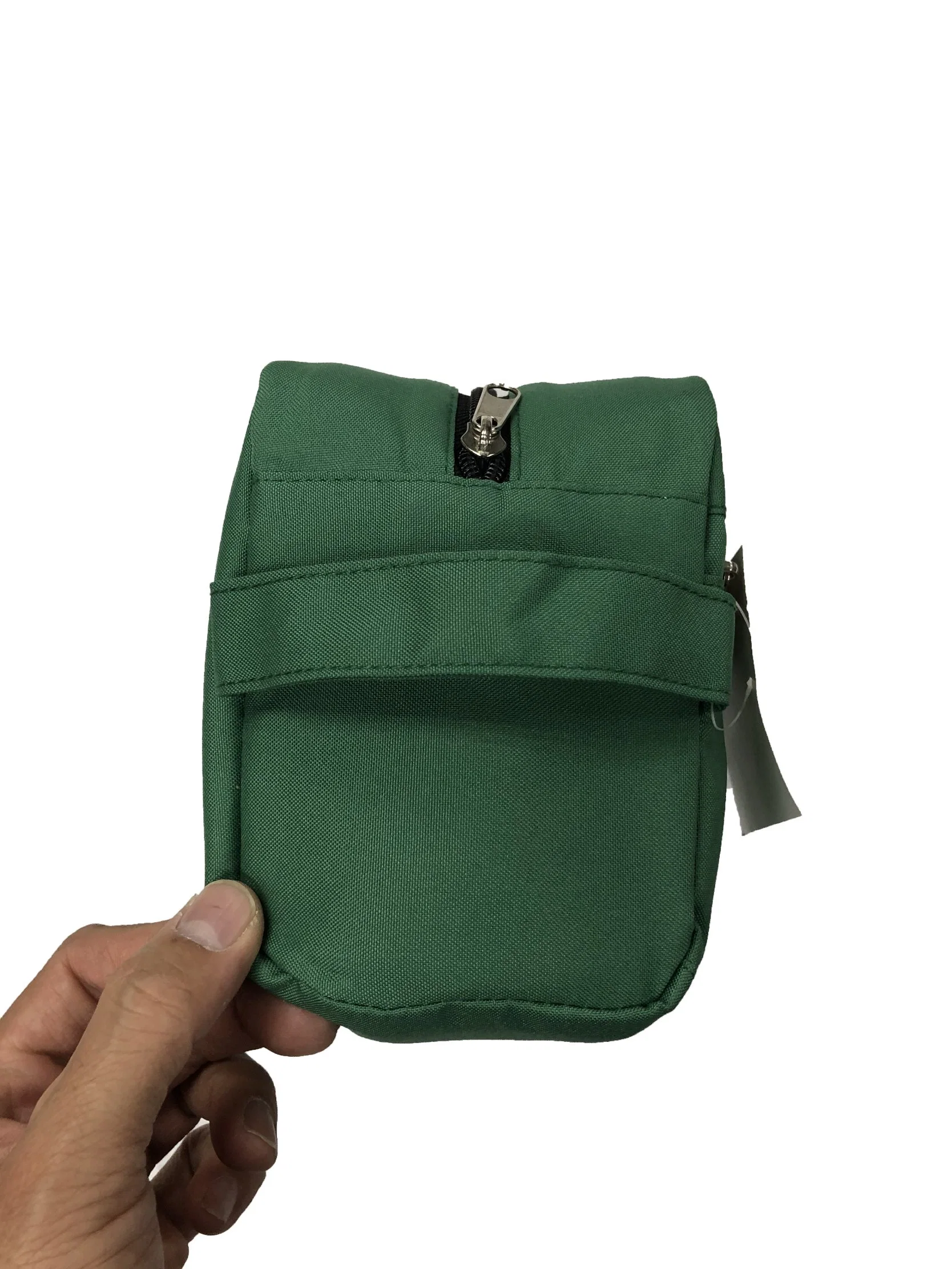 RPET Antibacterial Insulated Leakproof Thermal Cooler Bag for Adult & Kids for Beach Picnic Office Work Lunch with Zipper Green Color