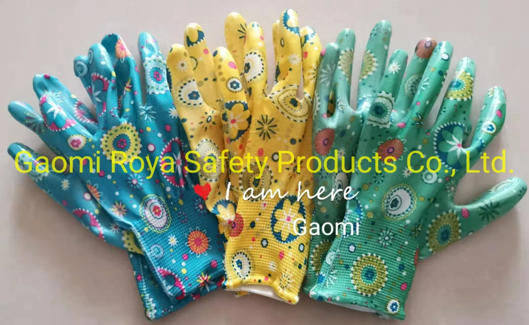 13gauge Polyester Latex Foam Gloves /Garden Gloves /Rose Picking Gloves /Guantes De Trabajo/Guantes/Mitts/Protective Hand Safety Garden Working Gloves