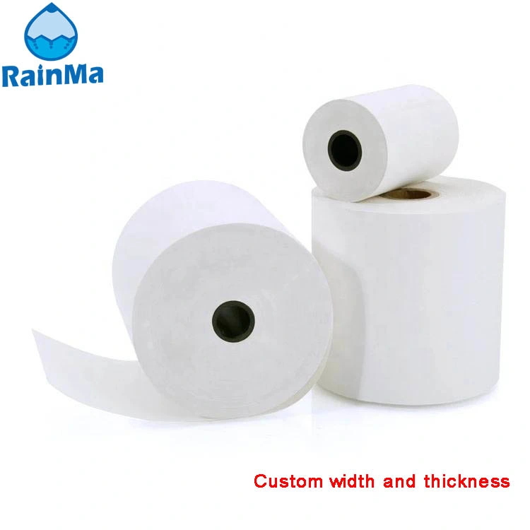 Cheap 80X80mm Thermal Paper Rolls with 50g 55g 58g 60g 65g or Custom