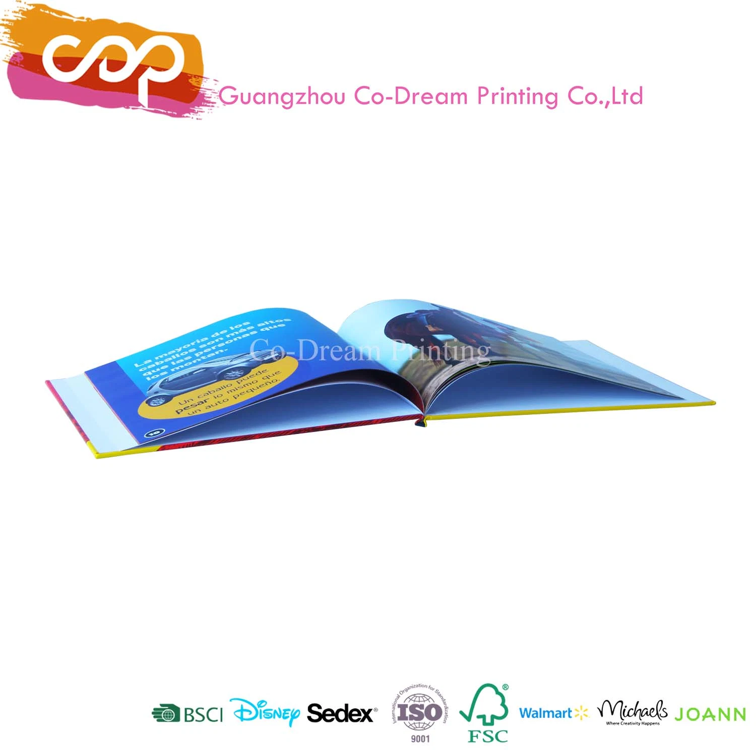 Customized Paper Printing Service for Animal Hardcover Book