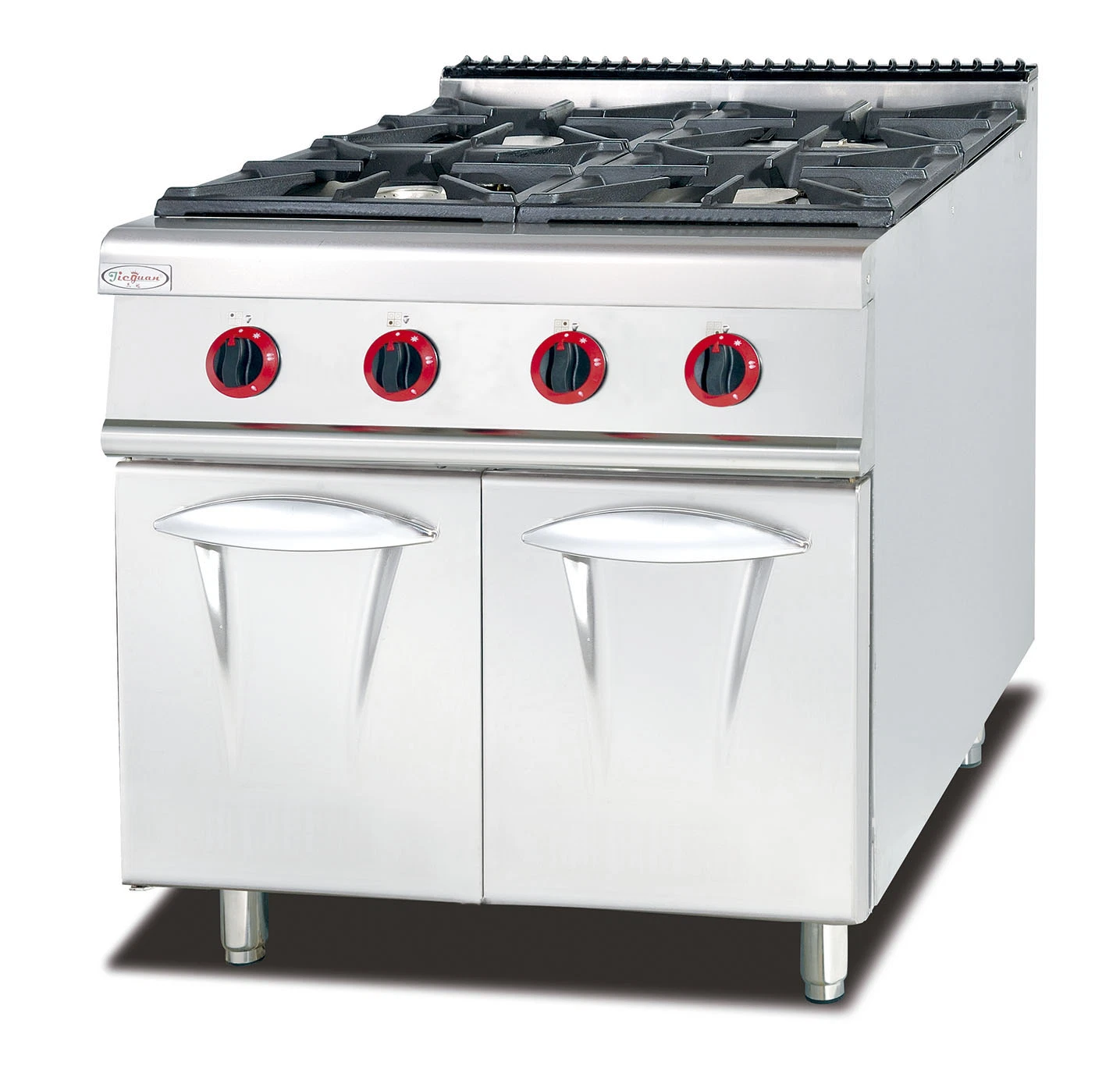 Gas Range 4 Burner Cooker Stove with Cabinet Gh-987