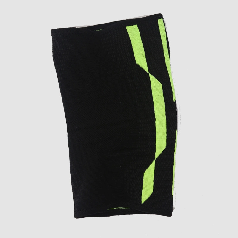 Goldenwell Black Green Knee Support Sleeve Compression Manufacturer Supplier