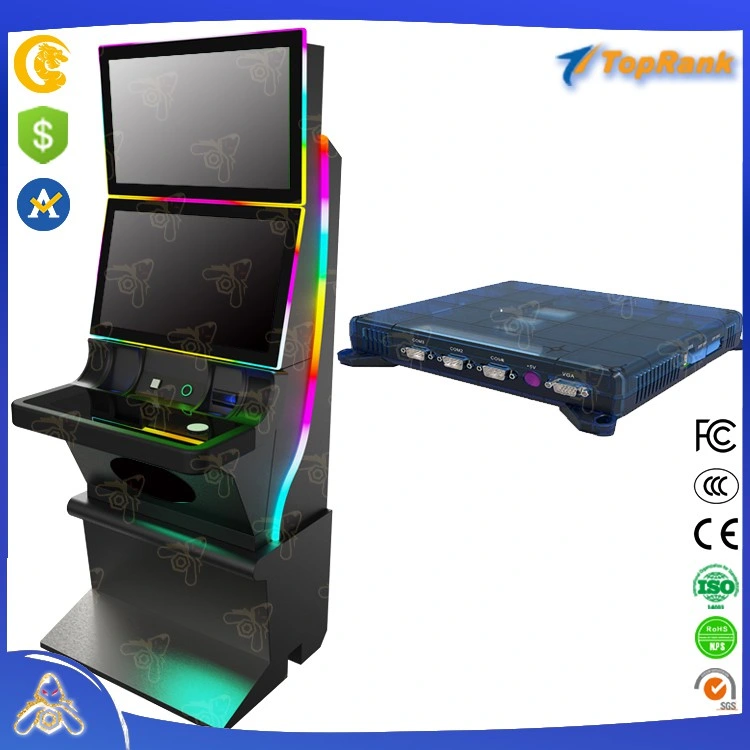 2023 New Design Coin Operated Amuusement Double Touch Screen Gambling Machine Casino Slot Games Kraken Unleashed-Dual Screen