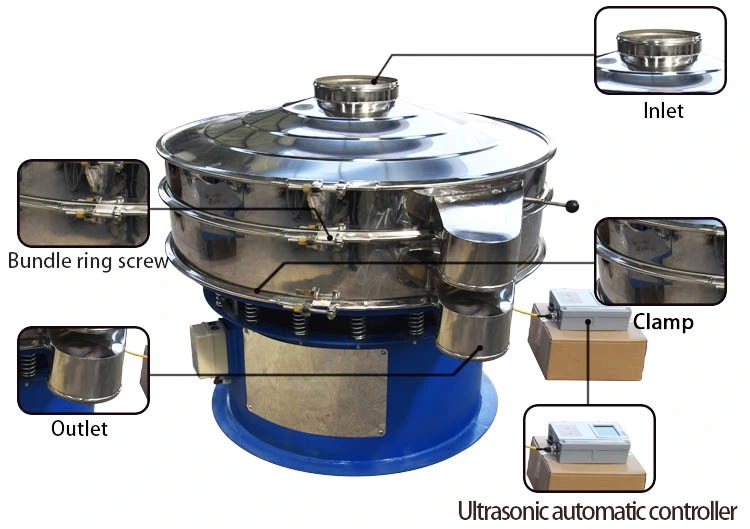 Multi-Functional Vibrating Sifter / High Efficiency Vibro Sifter Sieve Machine