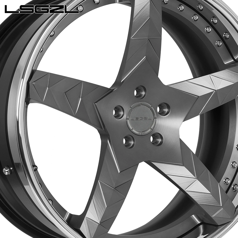 Lsgzl 17-26inch высокопрочные кованые колесные диски 5 спицы для Honda, Mercedes