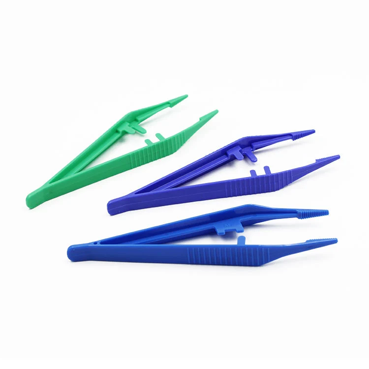 Disposable Hospital Different Types Medical Plastic Surgical Instruments Tweezers Medical Forceps