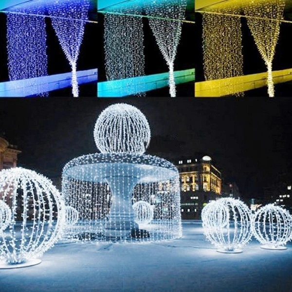 IP65 LED Heavy Duty Noël Icicle Rideau Feux de Chaîne