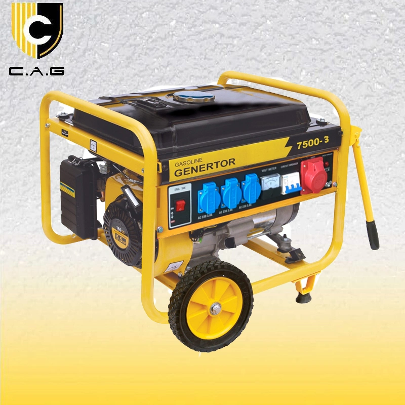 7000/7500/8000/8500 Watt Portable Single Phase Gasoline Engine Power Generator