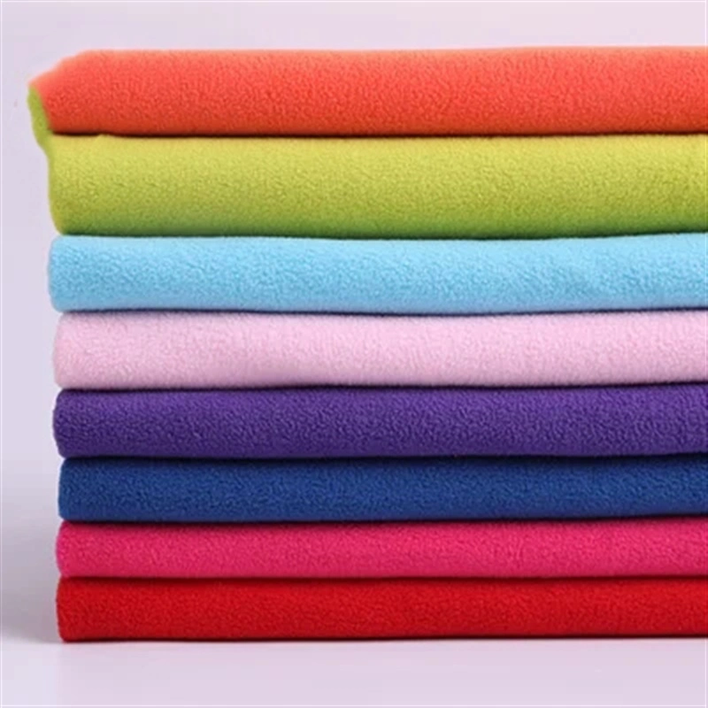 Fabric Made From Recycled Plastic Bottle Repreve RPET Polar Fleece 100% Recycled Yarn