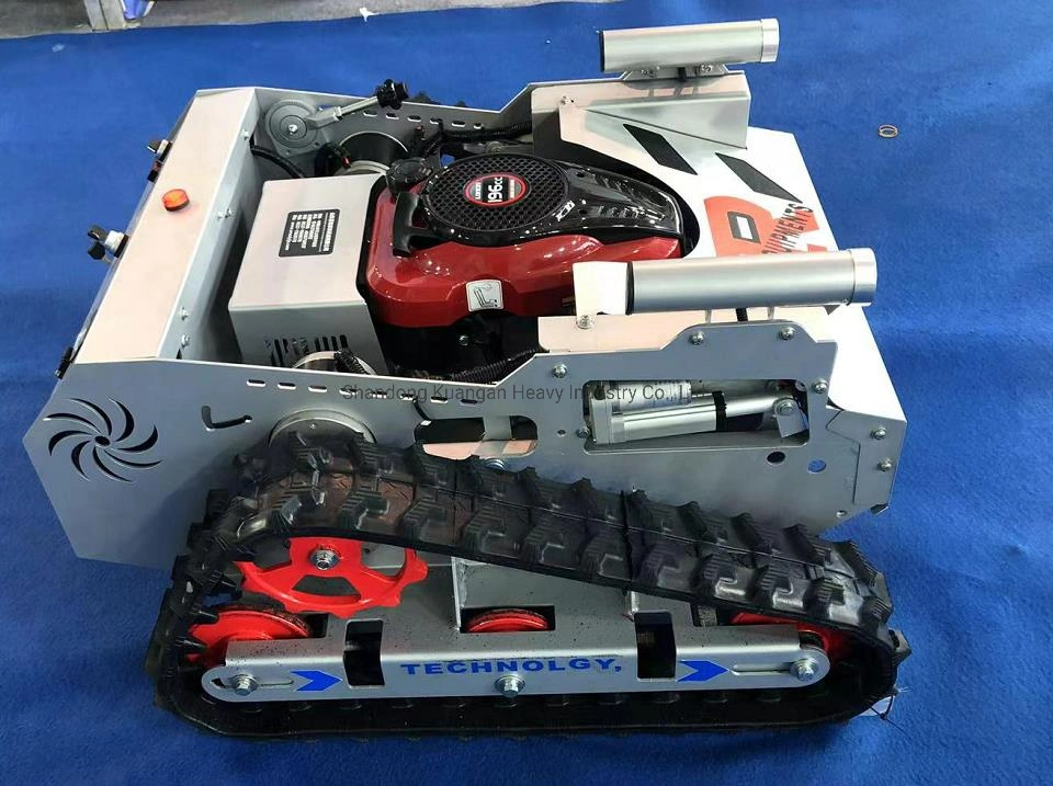 7.5 hp قطع 5km/H عرض 540 مم تحكم عن بعد، تقنية Robot Lawn الكهربائية جزازة العشب