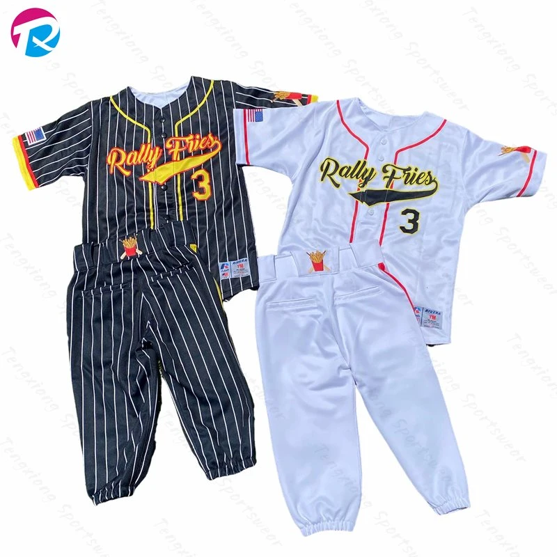 Бейсбольная одежда с бейсбол-ккерсом Plain Jersey American Flag в пользовательском исполнении