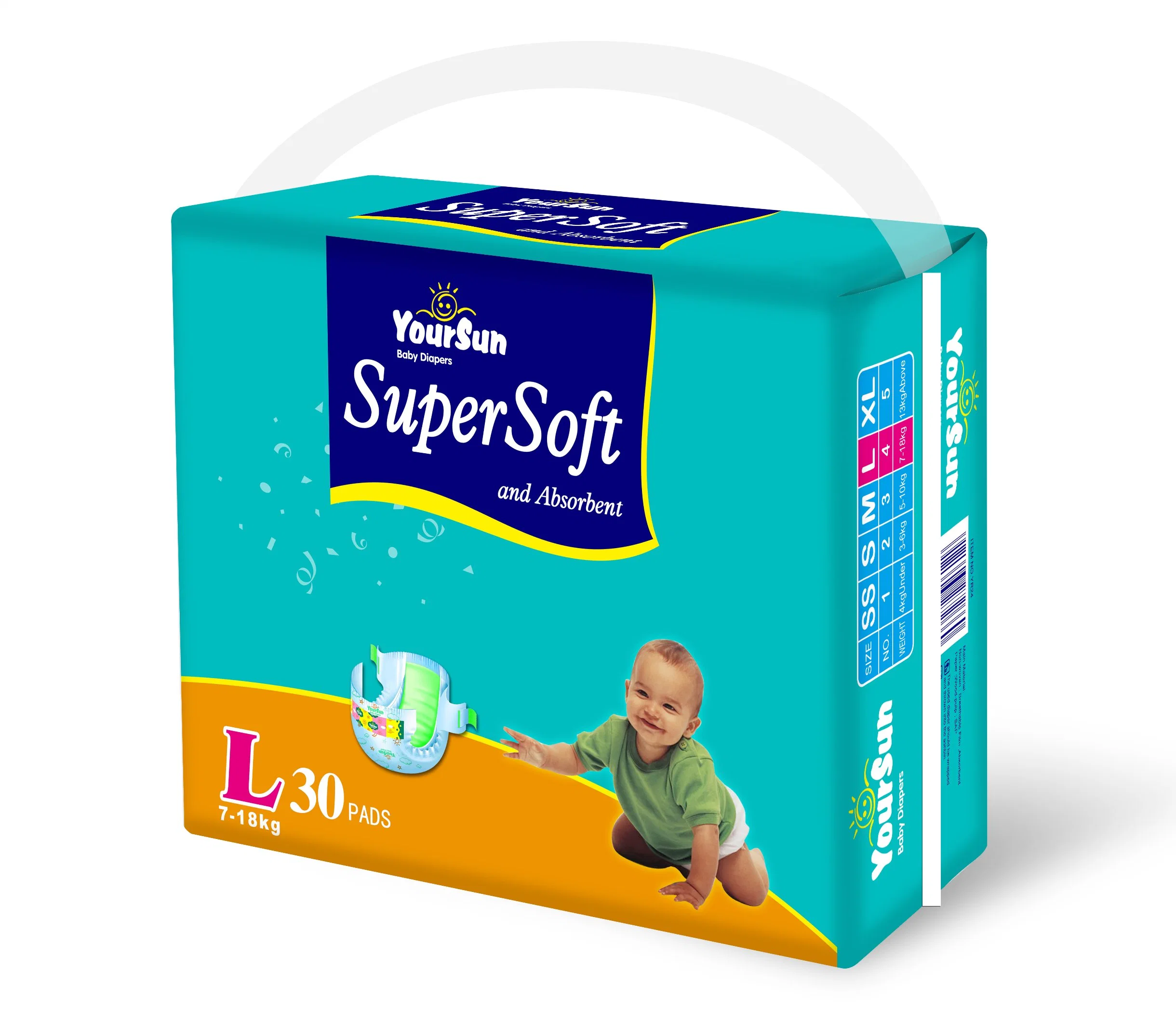 Super Soft Diaper Made in GMP Workshop