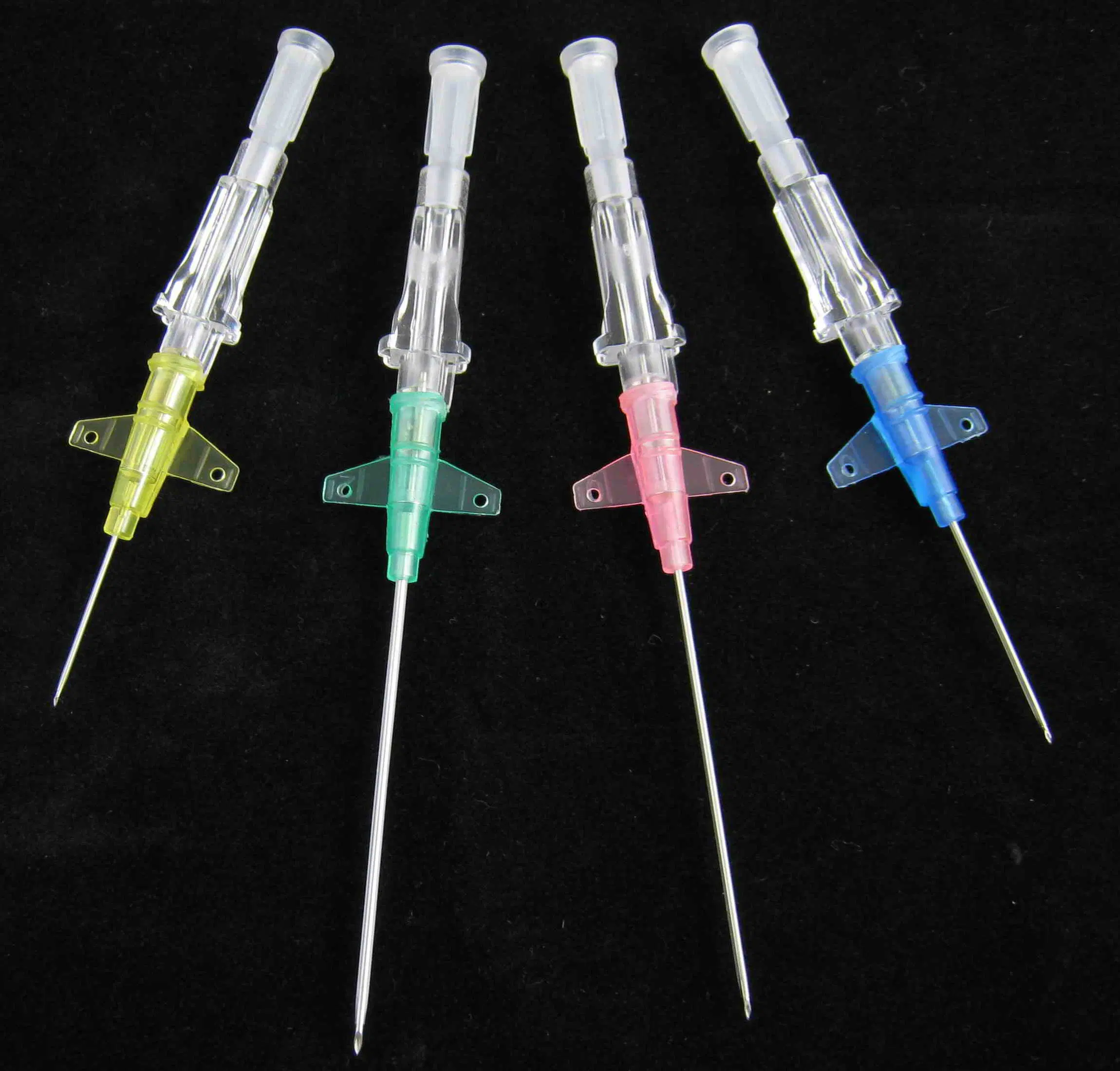 Medical Supplies Disposable IV Canula with Port &Wings Indwelling Needle