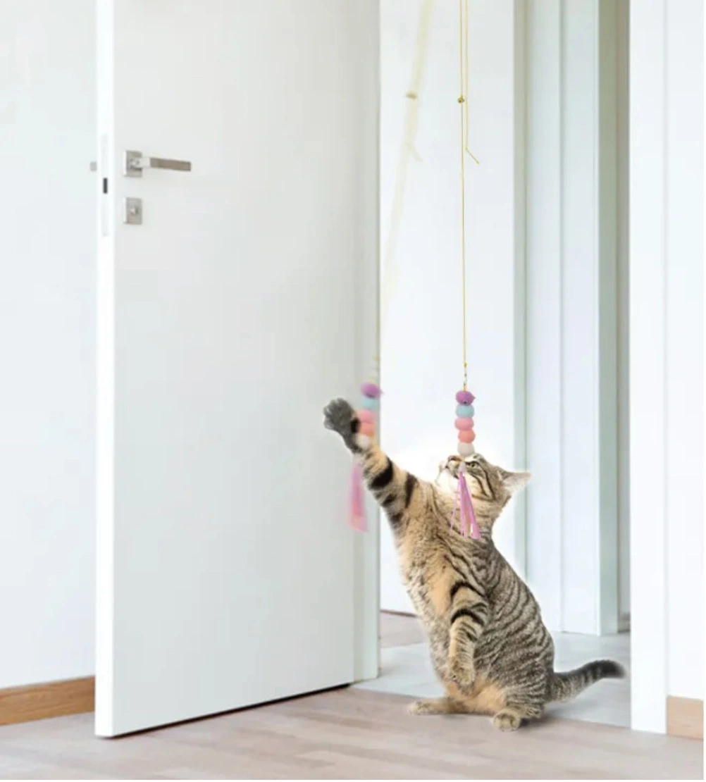 Hot Sale Free up Your Hands Tease Cat Stick Toy Hanging Door