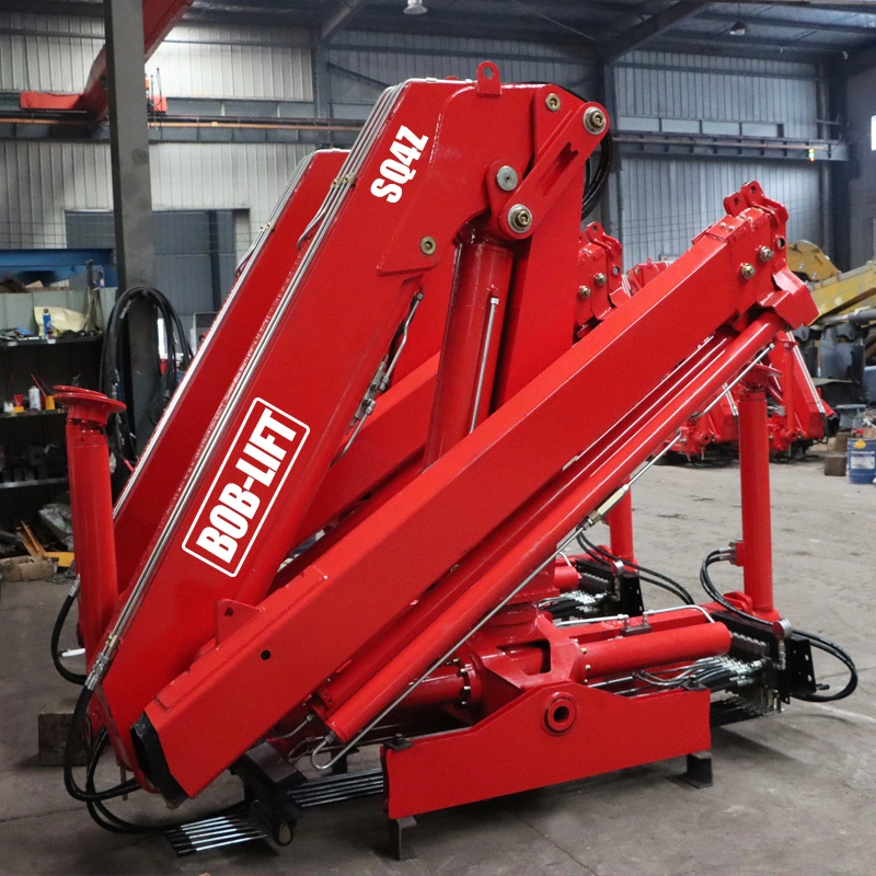 Xuzhou Bob-Lift 3 Ton 4 Ton 5 Ton Hydraulic Boom Truck Mounted Crane Foldable Crane Lift