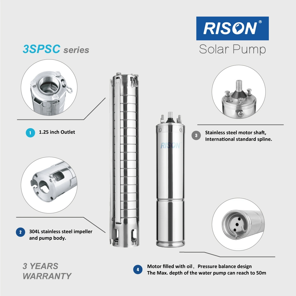 Le Kenya Ouganda L'Algérie l'Afrique la pompe à eau solaires Bomba Pompe moteur CC sans balai Sun Power avec contrôleur MPPT