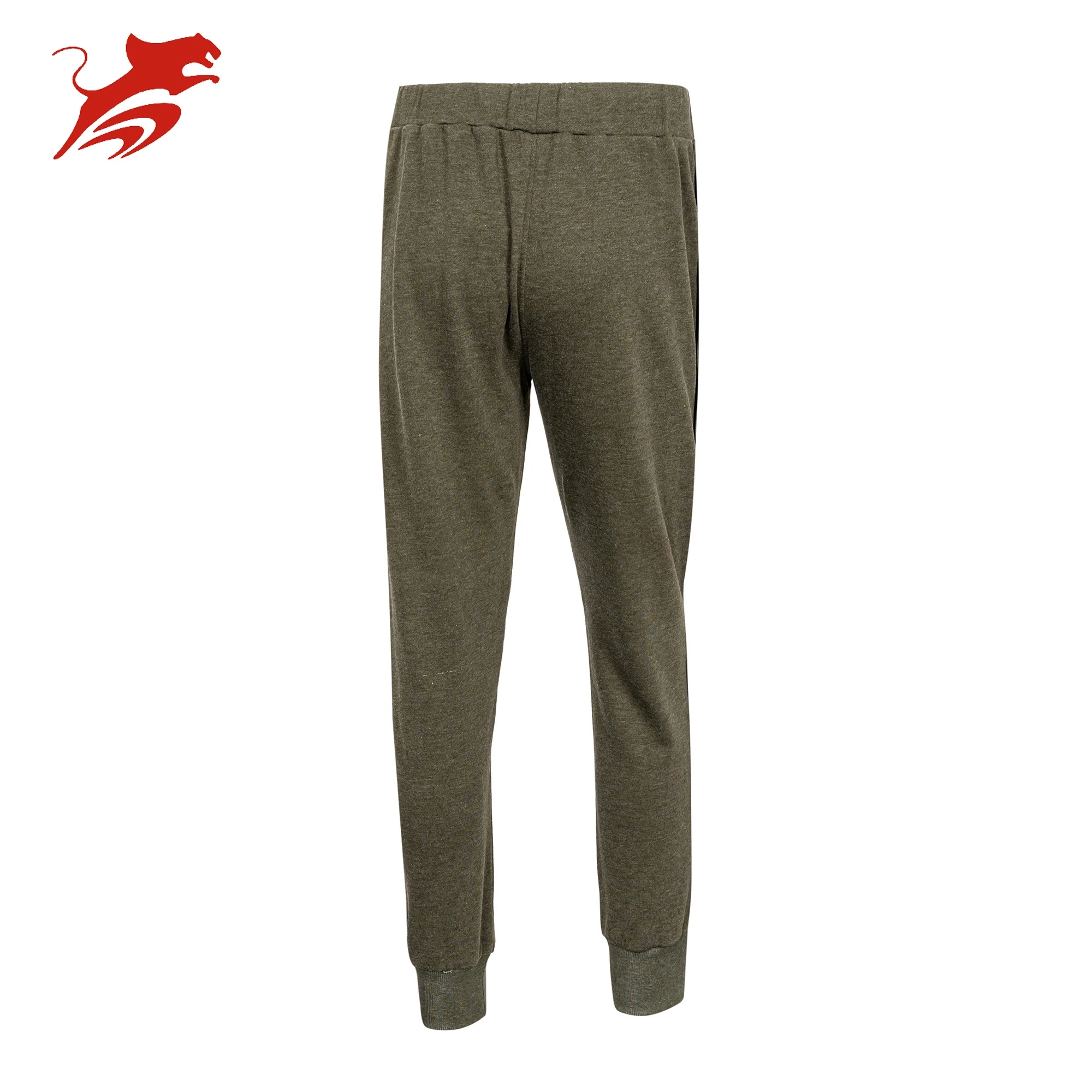 Calça de moletom macia e resistente a rugas para homens da fábrica Asiapo China, feita de CVC French Terry anti-pilling. Ideal para a primavera e o verão.