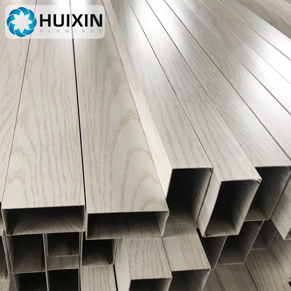 Manufacturer Wooden Grain Top Quality Aluminum Extrusion Material