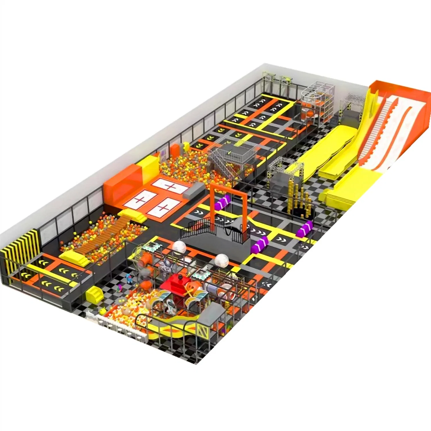 Factory Hot Sale Playground Jumping Equipment Trampoline Park