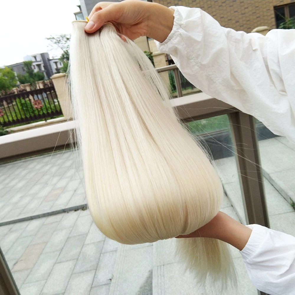 Kbeth 100% Raw Virgin Unprocessed White Human Hair Bulk Soft and Smooth Top Quality Wholesale/Supplier Cheap 10A 22 Inch 24 Inch Virgin Indian Hair Bulks Ready to Ship