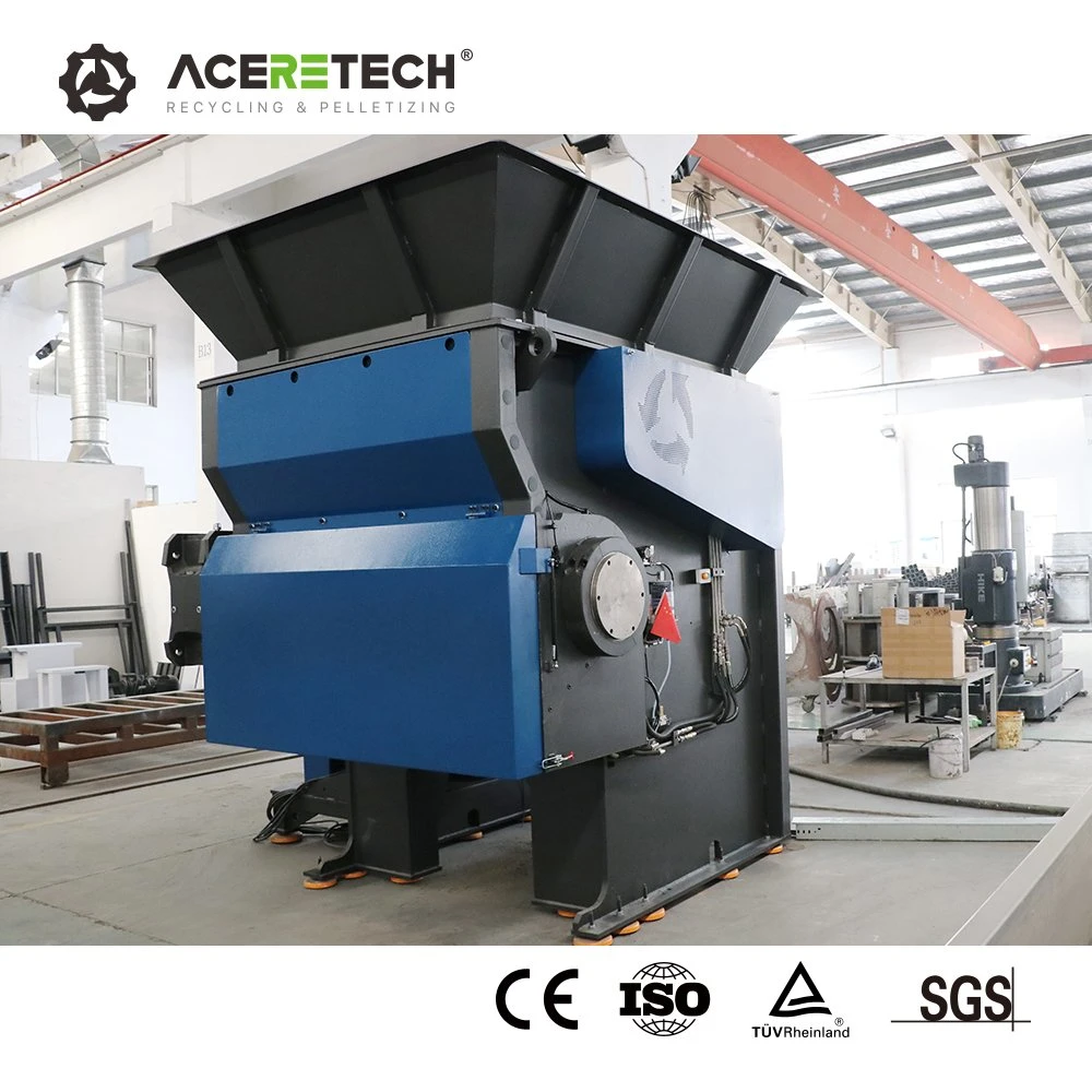 Aceretech Free Accessories Wood Pallet Single Shaft Used Plastic Shredder Granulators