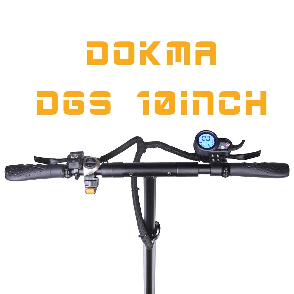 Dokma 10 Inch Dgs 48V Lithium Battery 20ah 65 Km/H Front Suspension+ Rear Suspension Mini Electric Kick Scooter for Adult and Teens