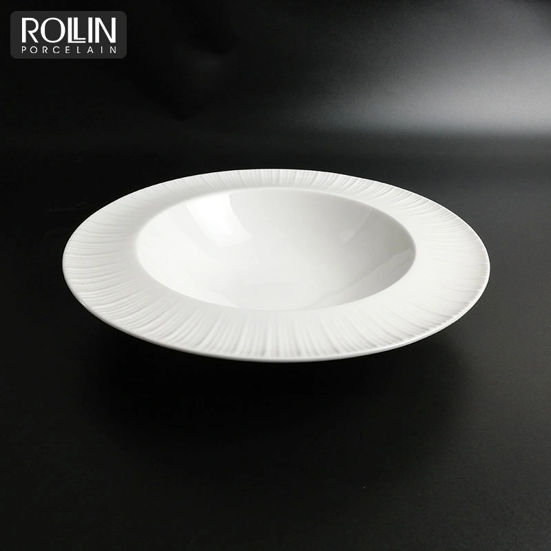 Louça branca de alta qualidade Dinnerware bone china para casamento