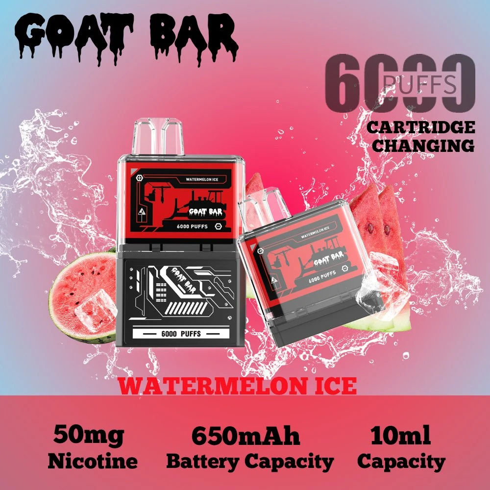 Goat Bar 6000 Puffs Waka 10000 Puff Youto Beast Bang XXL Ivgs Juice Pod Cig Disposable/Chargeable Vape