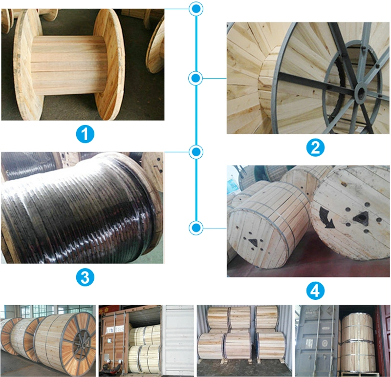 Tensão Baixa de cobre/alumínio termorresistente XLPE com isolamento de PVC/Cabo de Alimentação Elétrica Blindados Swa 0.6/1kv