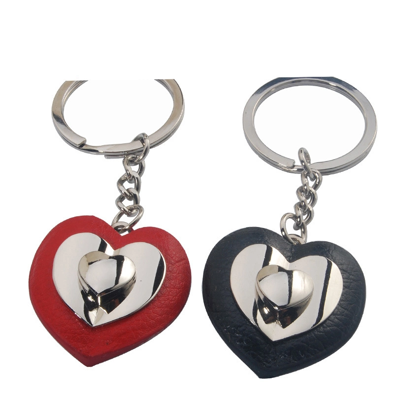 Promotion Gift Customized Metal Keychain Gift with Nickle Plating Blank Nickel Plated Key Ring