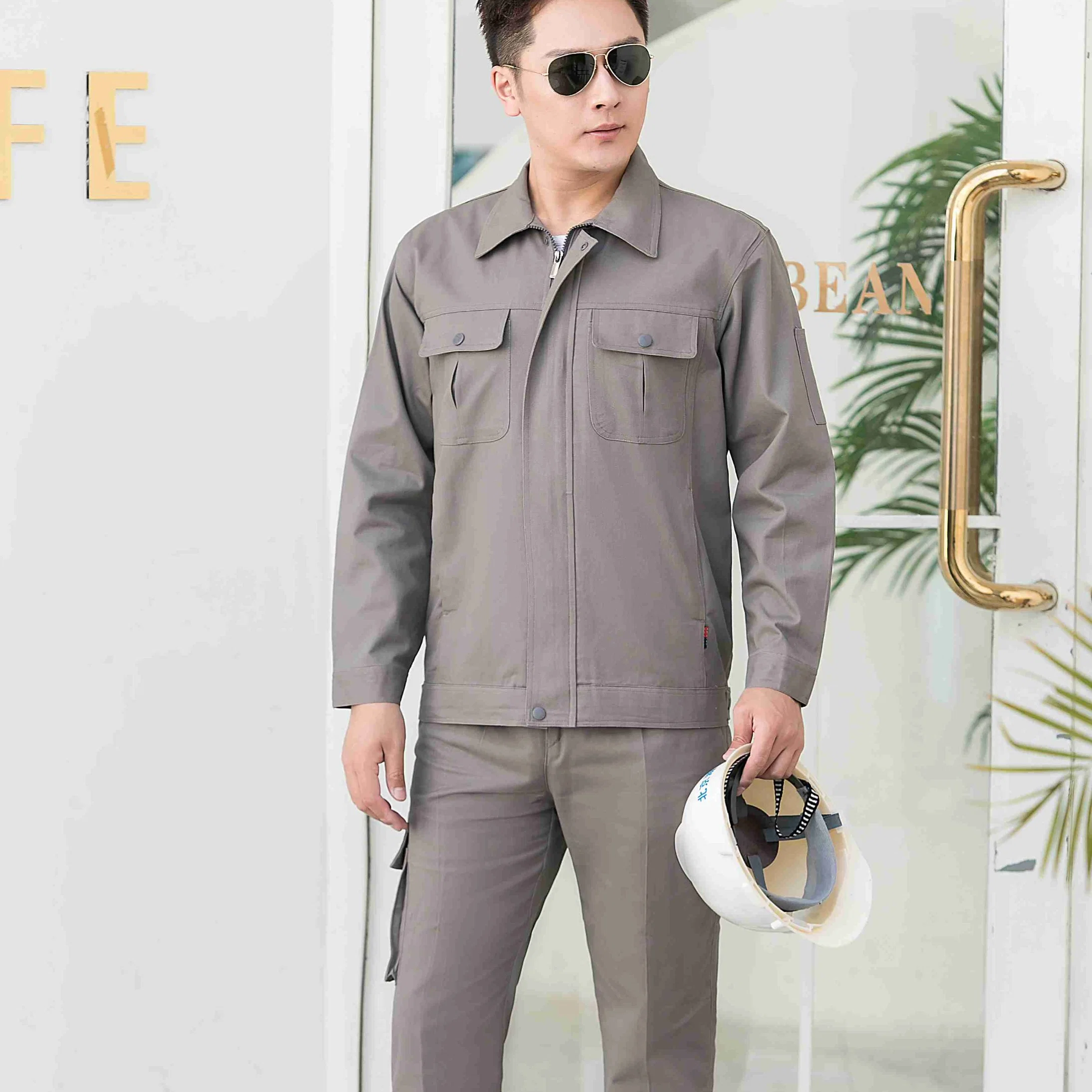 Cotton Adults Supermarket Clothing Uniform Work Clothes Work Wear