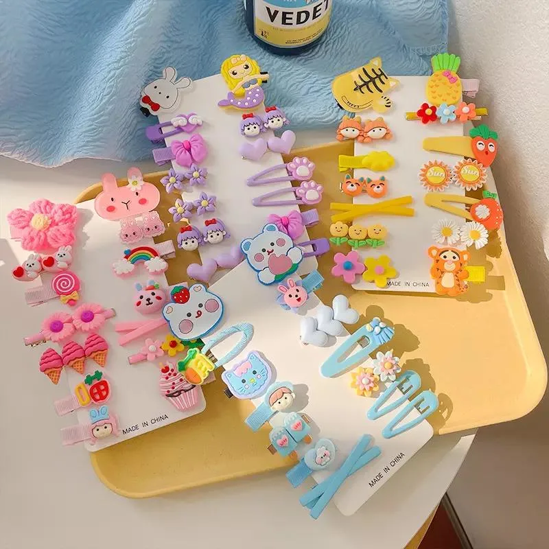 Handmade for Girls Kids Hair Accessories Fancy Cute Hair Clips