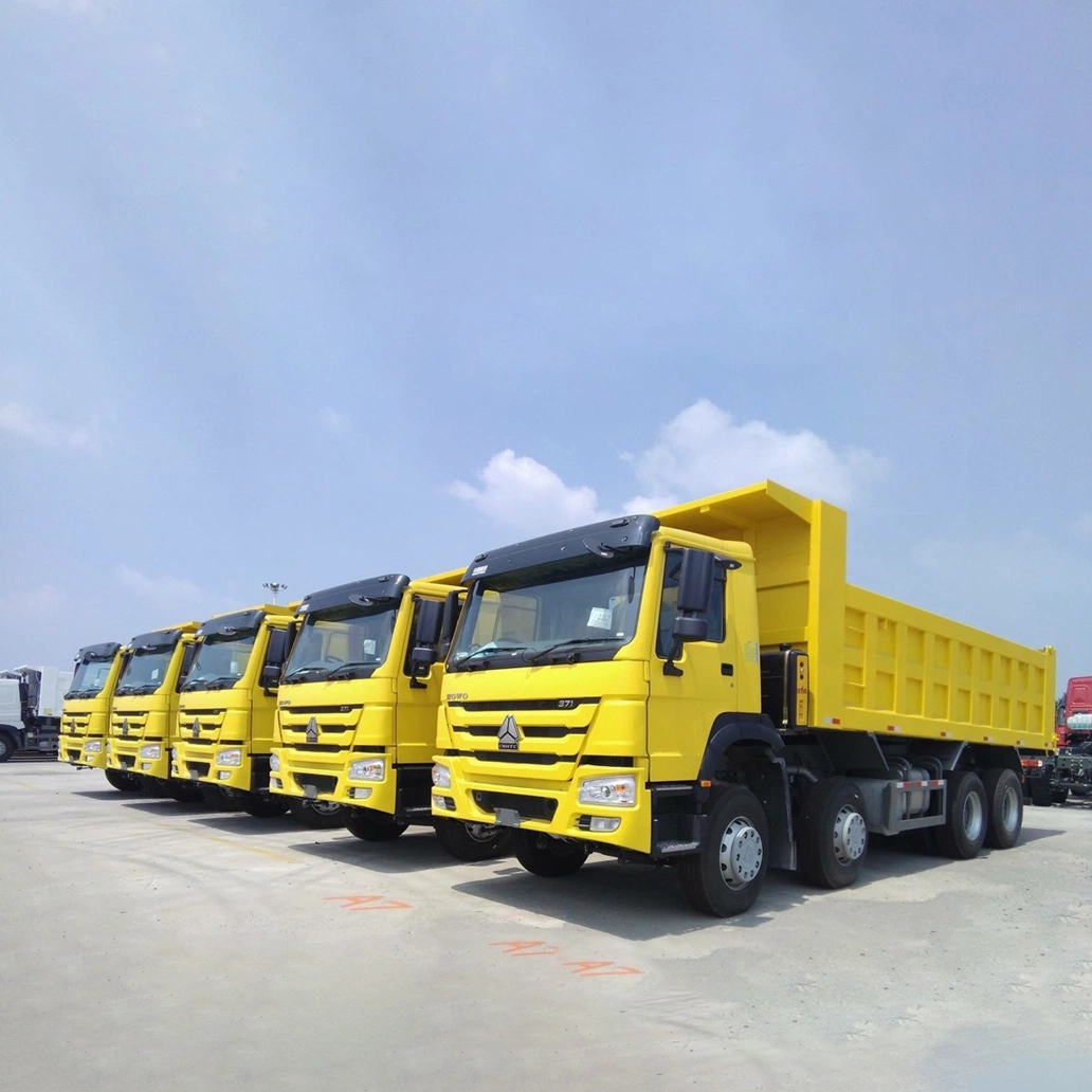 Spot Discount--Best Sinotruk HOWO 6X4 8X4 371HP 10 12 Wheels Capacity Euro 2 Mining Sand Dump Dumper Tipper Tipping Tri Axles Cheap Price Traile Truck for Sale