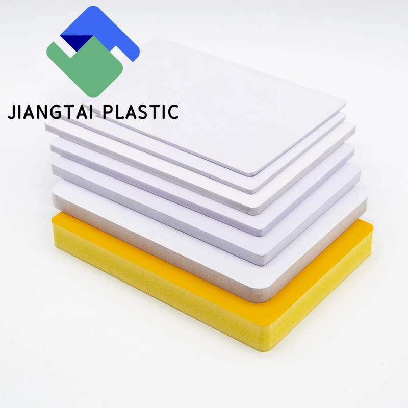 Jiangtai Plastic Foam Board Rigid PVC Celuka Board PVC Sheet for Bathroom Door