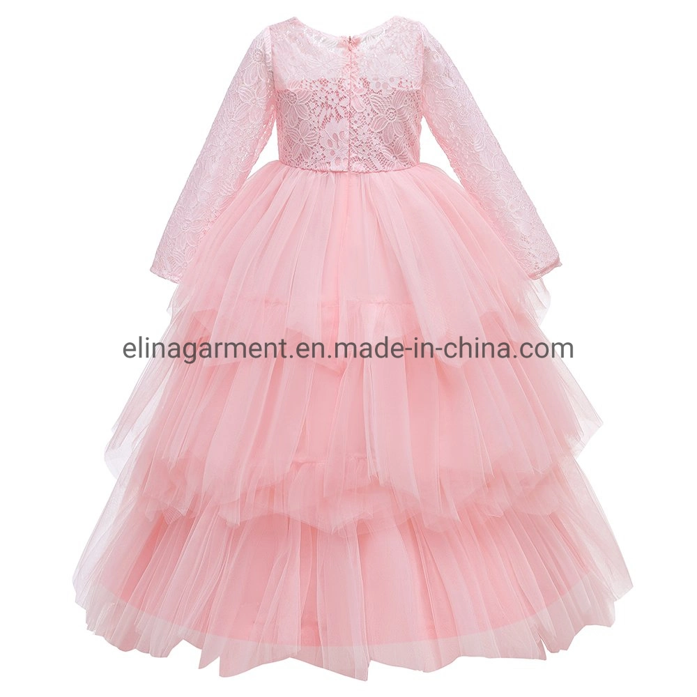 Los niños de la ropa de bebé ropa de fiesta chicas de desgaste vestido de novia vestido de bola de la Princesa vestido de pastel dulce levita