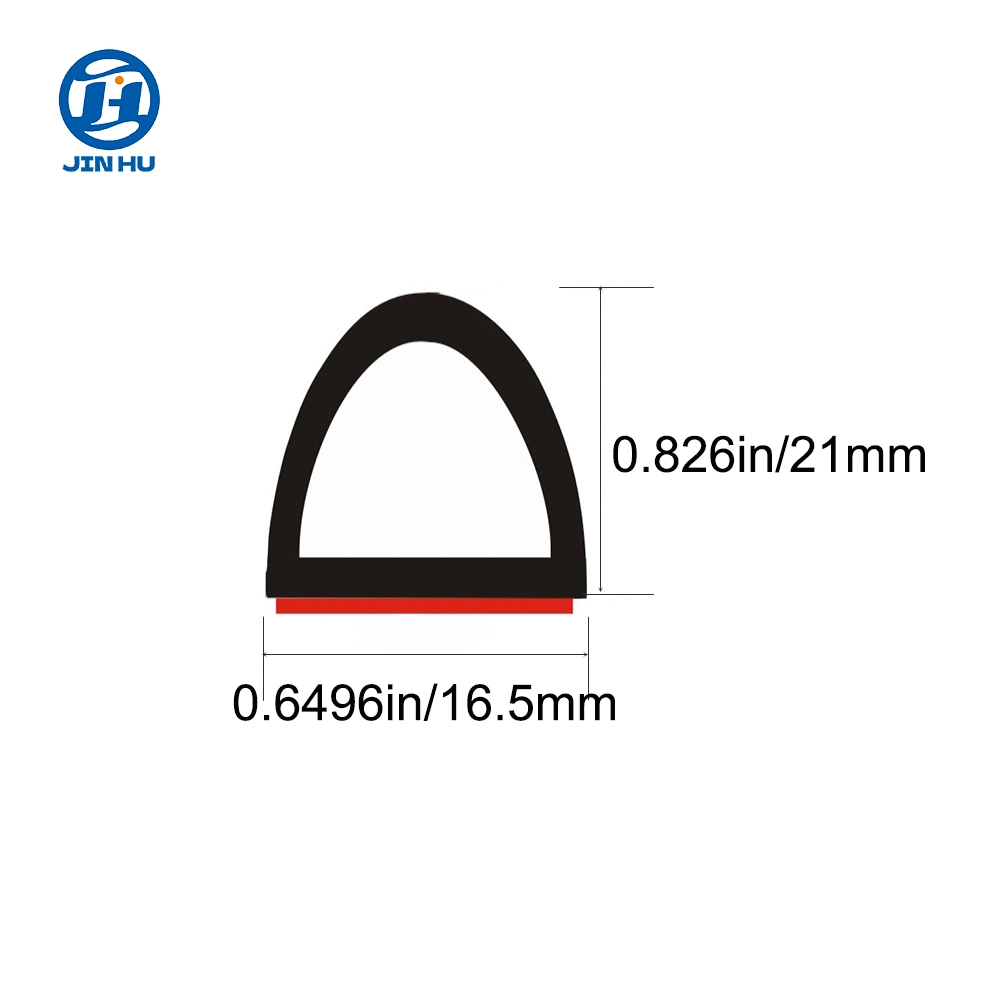 Door/Windows 3m Soundproof Foam Extrusion Rubber Weather Stripping