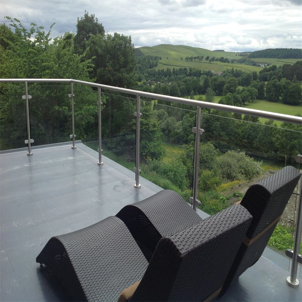 Hot Sales Glass Balustrade for Balconies with Frosted Tempered Glass