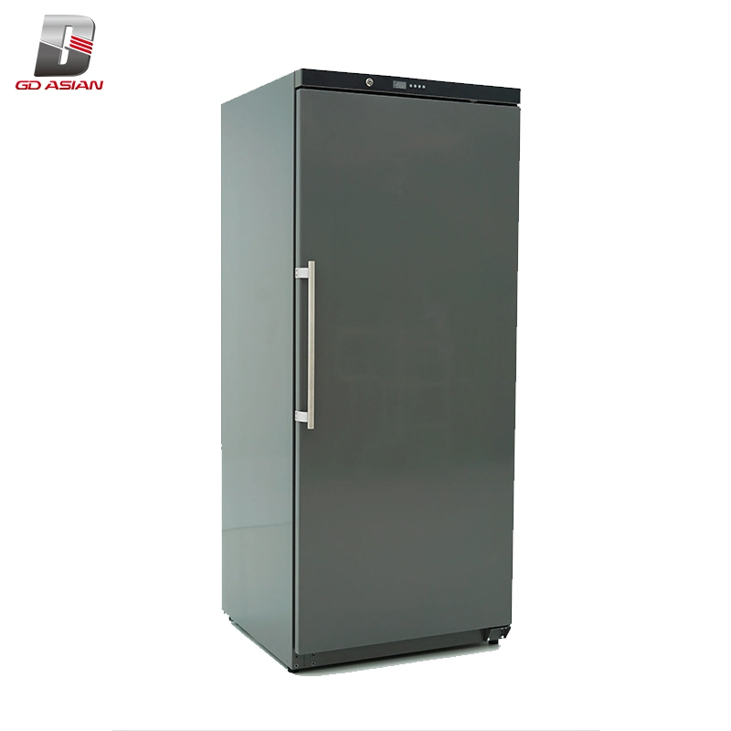 New Style Refrigerator 509 Litre Single Door Upright Larder Ventilated Freezer Grey