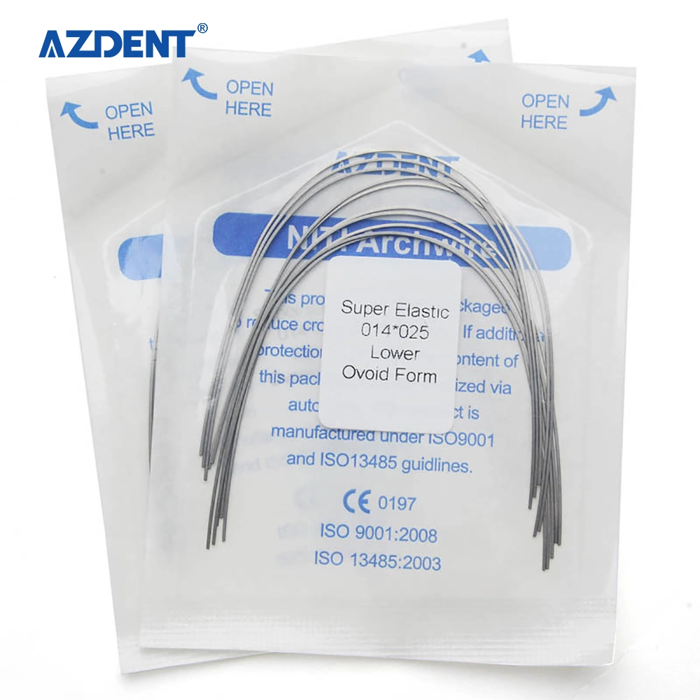 Thermal Activated Dental Orthodontic Super Elastic Niti Arch Wire