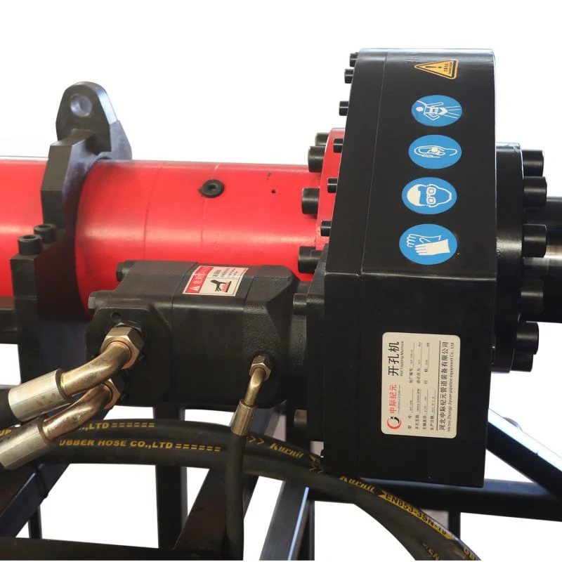 Máquina de rosca hidráulica a quente de alta pressão de 6" - 16" para óleo e. Projeto de gasoduto