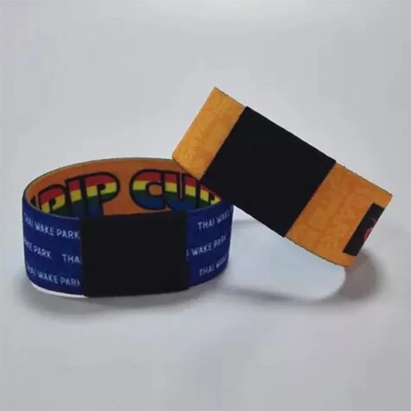 New Custom Reusable Flexible Stretch RFID NFC Elastic Wristbands for Events Access Control Systems Security