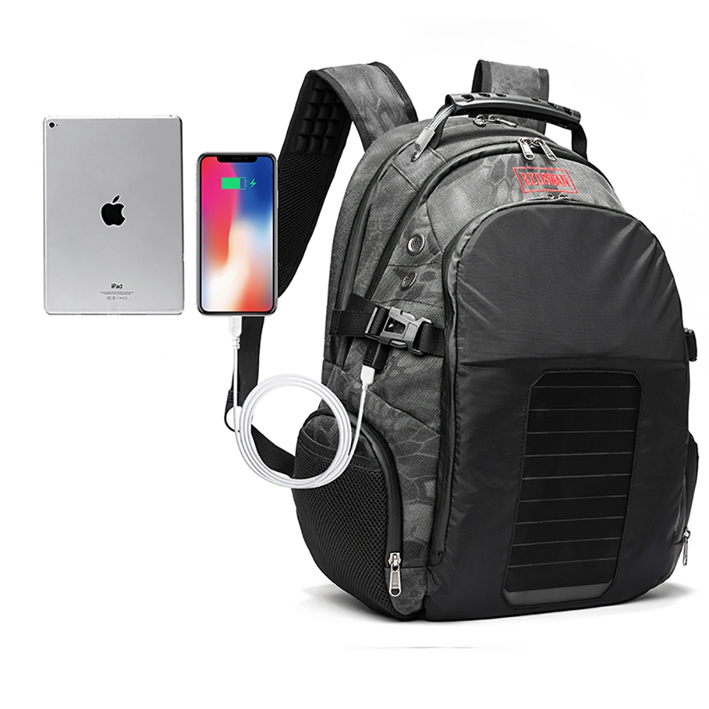 Solar Power Charge USB Backpack Wireless Signal Turn LED Flash Light Motorcycle Backpack (RS-190203-3)