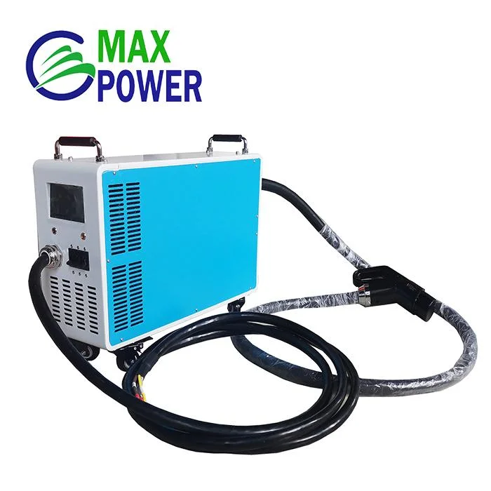 Factory Wholesale Movable CCS2 60kw DC Fast EV Charger with Wheel EV Portable Charger