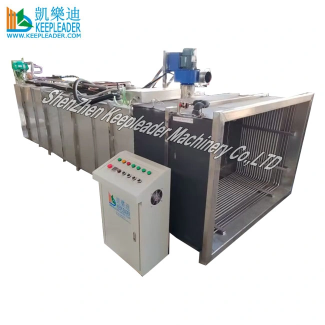 Ultrasonic Vapor Degreasing Machine Two Stages Automated Degreaser of Two Tanks Refrigeration Cooled Solvent Cleaning Equipment