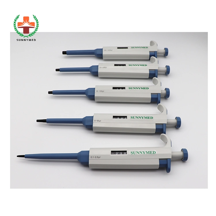 Lab Single Channel Volume Adjustable Plastic Pipette