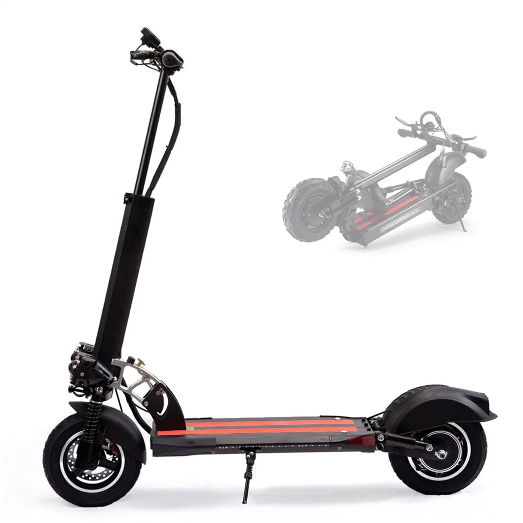 Портативный складной мини-велосипед, передние и задние амортизционные за удар, для взрослых Электрический скутер с двумя лампами