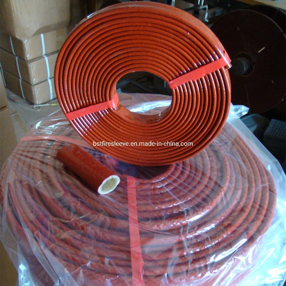 Fabricante fábrica China borracha silicone fibra de vidro mangueira hidráulica indústria tubo Isolamento térmico manga de incêndio de alta temperatura