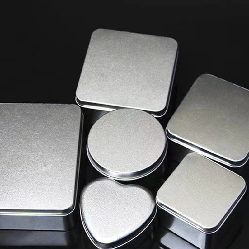 Metal Tin Box Lids - Large Containers, Holder for Keeping Car Keys, Cookie, Pencil Case